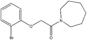 1-(azepan-1-yl)-2-(2-bromophenoxy)ethan-1-one Struktur