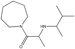 1-(azepan-1-yl)-2-[(3-methylbutan-2-yl)amino]propan-1-one Struktur