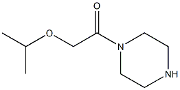 1-(isopropoxyacetyl)piperazine Struktur