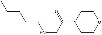 1-(morpholin-4-yl)-2-(pentylamino)ethan-1-one Struktur