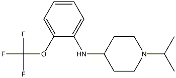 1-(propan-2-yl)-N-[2-(trifluoromethoxy)phenyl]piperidin-4-amine Struktur