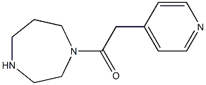 1-(pyridin-4-ylacetyl)-1,4-diazepane Struktur