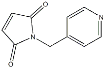 1-(pyridin-4-ylmethyl)-2,5-dihydro-1H-pyrrole-2,5-dione Struktur