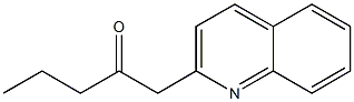 1-(quinolin-2-yl)pentan-2-one Struktur