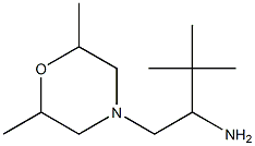 1-[(2,6-dimethylmorpholin-4-yl)methyl]-2,2-dimethylpropylamine Struktur