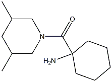 1-[(3,5-dimethylpiperidin-1-yl)carbonyl]cyclohexanamine Struktur