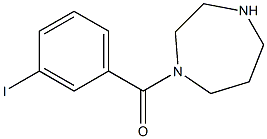 1-[(3-iodophenyl)carbonyl]-1,4-diazepane Struktur