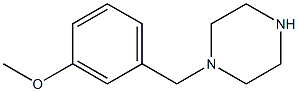 1-[(3-methoxyphenyl)methyl]piperazine Struktur