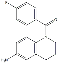 1-[(4-fluorophenyl)carbonyl]-1,2,3,4-tetrahydroquinolin-6-amine Struktur