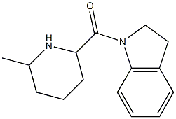 1-[(6-methylpiperidin-2-yl)carbonyl]indoline Struktur