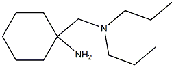 1-[(dipropylamino)methyl]cyclohexan-1-amine Struktur