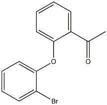 1-[2-(2-bromophenoxy)phenyl]ethan-1-one Struktur