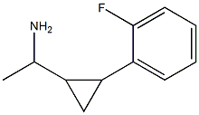 1-[2-(2-fluorophenyl)cyclopropyl]ethan-1-amine Struktur