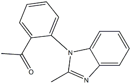 1-[2-(2-methyl-1H-1,3-benzodiazol-1-yl)phenyl]ethan-1-one Struktur