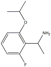 1-[2-fluoro-6-(propan-2-yloxy)phenyl]ethan-1-amine Struktur