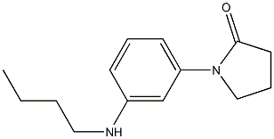 1-[3-(butylamino)phenyl]pyrrolidin-2-one Struktur