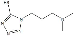 1-[3-(dimethylamino)propyl]-1H-1,2,3,4-tetrazole-5-thiol Struktur