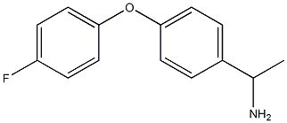 1-[4-(4-fluorophenoxy)phenyl]ethan-1-amine Struktur