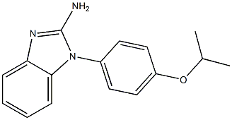 1-[4-(propan-2-yloxy)phenyl]-1H-1,3-benzodiazol-2-amine Struktur