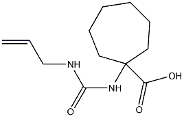 1-{[(allylamino)carbonyl]amino}cycloheptanecarboxylic acid Struktur