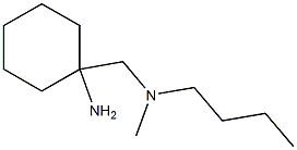 1-{[butyl(methyl)amino]methyl}cyclohexan-1-amine Struktur