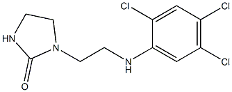 1-{2-[(2,4,5-trichlorophenyl)amino]ethyl}imidazolidin-2-one Struktur