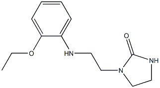 1-{2-[(2-ethoxyphenyl)amino]ethyl}imidazolidin-2-one Struktur