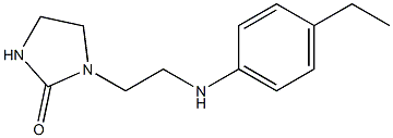 1-{2-[(4-ethylphenyl)amino]ethyl}imidazolidin-2-one Struktur