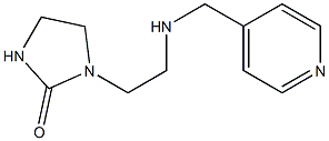 1-{2-[(pyridin-4-ylmethyl)amino]ethyl}imidazolidin-2-one Struktur