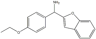 1-benzofuran-2-yl(4-ethoxyphenyl)methanamine Struktur