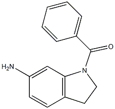 1-benzoyl-2,3-dihydro-1H-indol-6-amine Struktur