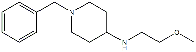 1-benzyl-N-(2-methoxyethyl)piperidin-4-amine Struktur