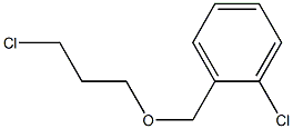 1-chloro-2-[(3-chloropropoxy)methyl]benzene Struktur