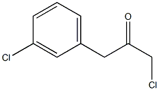 1-chloro-3-(3-chlorophenyl)acetone Struktur