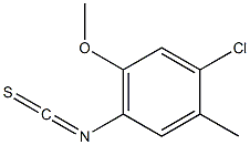 1-chloro-4-isothiocyanato-5-methoxy-2-methylbenzene Struktur