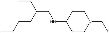 1-ethyl-N-(2-ethylhexyl)piperidin-4-amine Struktur