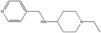 1-ethyl-N-(pyridin-4-ylmethyl)piperidin-4-amine Struktur