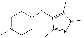 1-methyl-N-(1,3,5-trimethyl-1H-pyrazol-4-yl)piperidin-4-amine Struktur