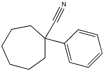 1-phenylcycloheptane-1-carbonitrile Struktur