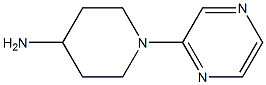 1-pyrazin-2-ylpiperidin-4-amine Struktur