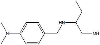 2-({[4-(dimethylamino)phenyl]methyl}amino)butan-1-ol Struktur