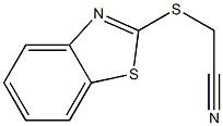 2-(1,3-benzothiazol-2-ylsulfanyl)acetonitrile Struktur