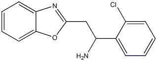 2-(1,3-benzoxazol-2-yl)-1-(2-chlorophenyl)ethan-1-amine Struktur