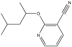 2-(1,3-dimethylbutoxy)nicotinonitrile Struktur