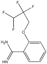 2-(2,2,3,3-tetrafluoropropoxy)benzene-1-carboximidamide Struktur