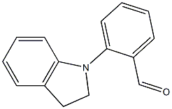 2-(2,3-dihydro-1H-indol-1-yl)benzaldehyde Struktur