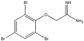 2-(2,4,6-tribromophenoxy)ethanimidamide Struktur