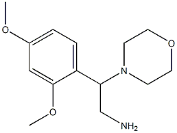 2-(2,4-dimethoxyphenyl)-2-morpholin-4-ylethanamine Struktur