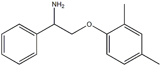 2-(2,4-dimethylphenoxy)-1-phenylethanamine Struktur