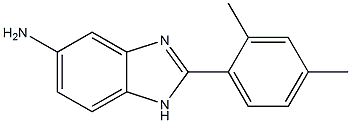 2-(2,4-dimethylphenyl)-1H-1,3-benzodiazol-5-amine Struktur